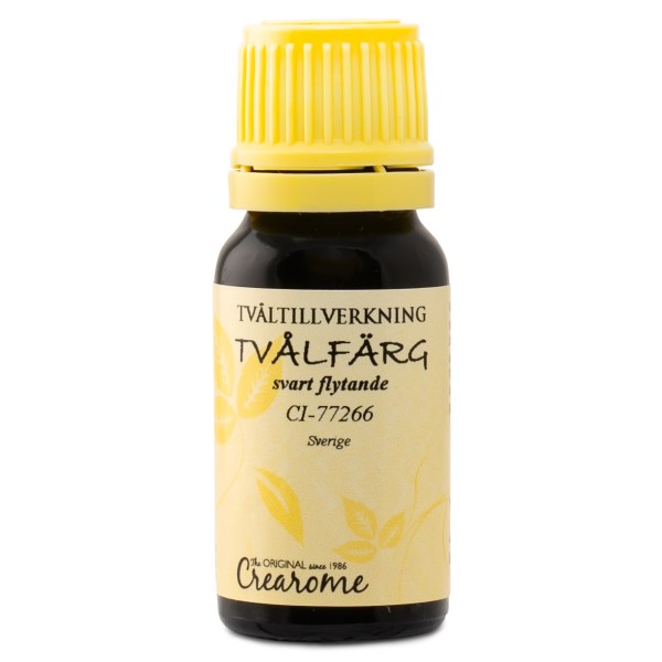 Crearome Tvålfärg Flytande, 10 ml, Svart