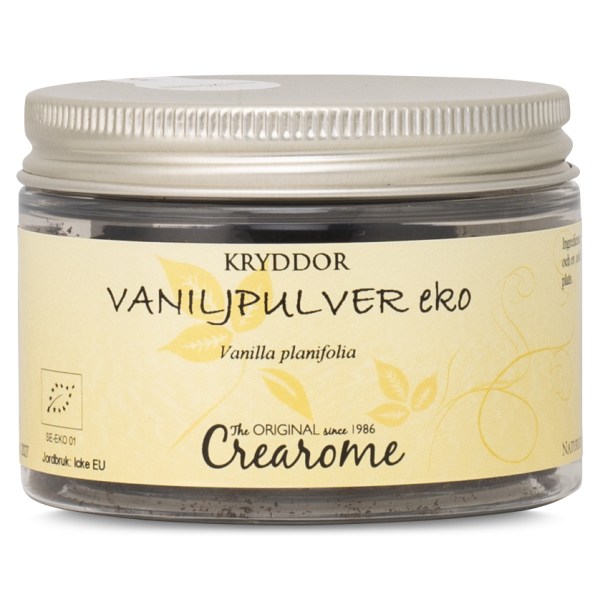 Crearome Vaniljpulver Eko, 10 g
