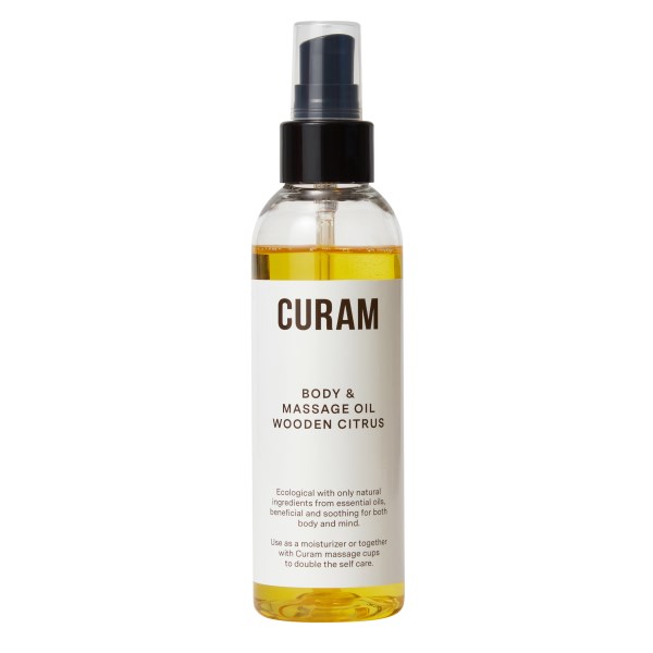 Curam Body and massage oil Wooden Citrus, 150 ml
