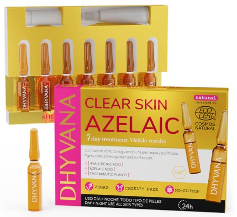 Miniatyrbild Dhyvana Clear Skin Azelaic, 7 x 2 ml