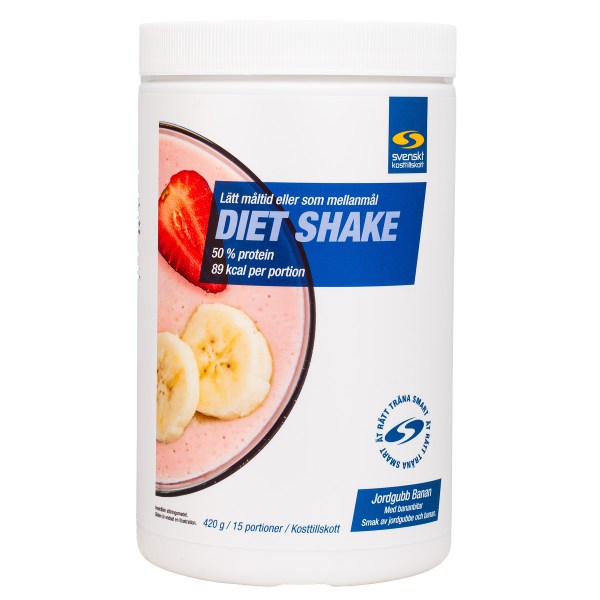 Diet Shake, Jordgubb & banan, 420 g