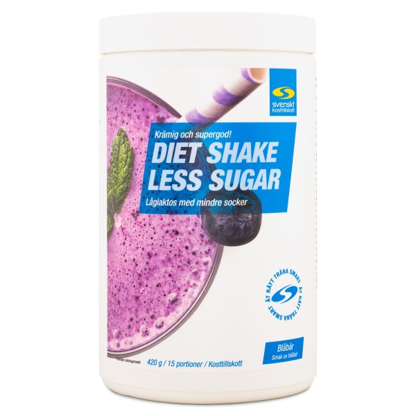 Diet Shake Less Sugar Blåbär 420 g