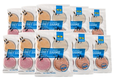 Miniatyrbild Diet Shake Portionsp�se, Choklad, 10-pack