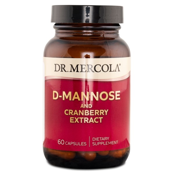 Dr Mercola D-Mannose and Cranberry, 60 kaps