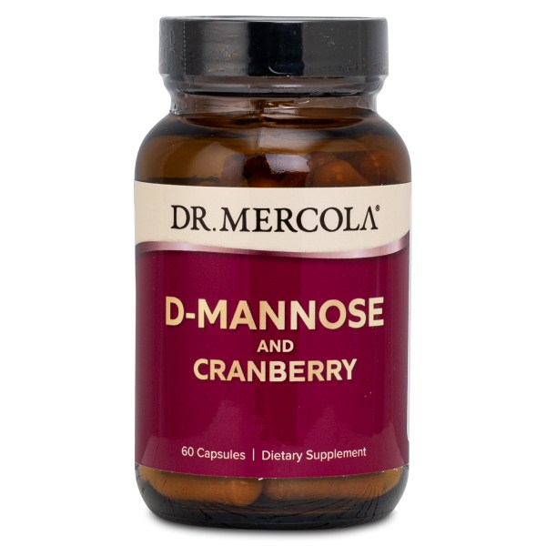 Dr Mercola D-Mannose and Cranberry, 60 kaps