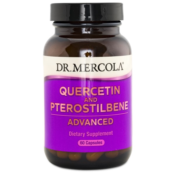 Dr Mercola Quercetin & Pterostilben, 60 kaps