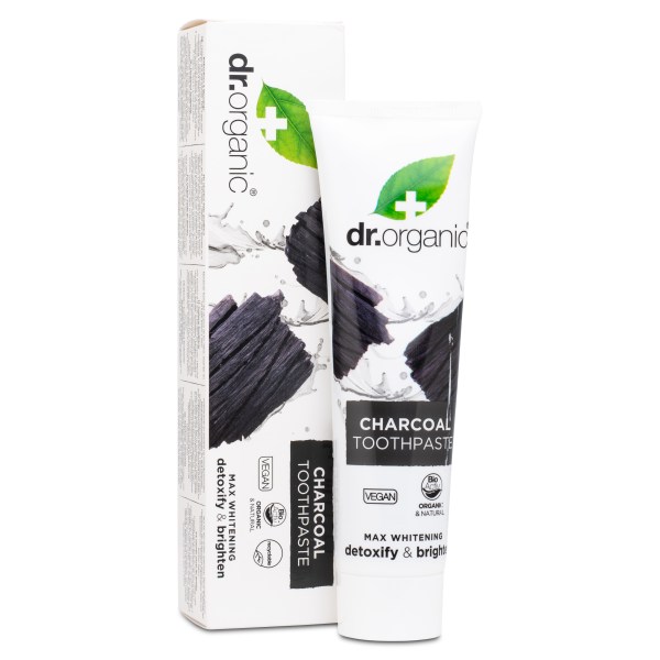 Dr Organic Aktivt Kol Tandkräm , 100 ml