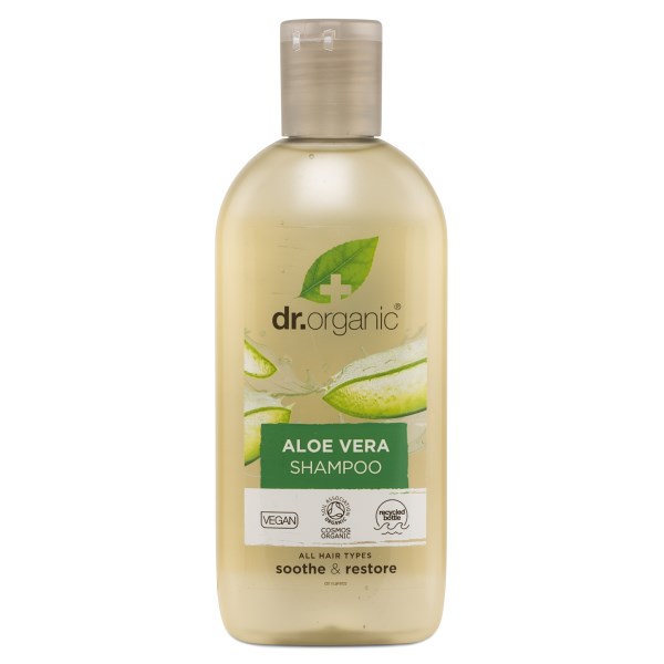 Dr Organic Aloe Vera Schampo, 265 ml