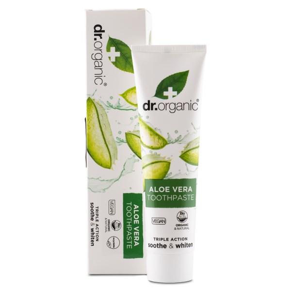 Dr Organic Aloe Vera Tandkräm, 100 ml