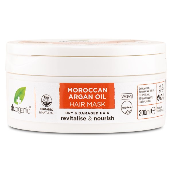 Dr Organic Arganolja Hårinpackning, 200 ml