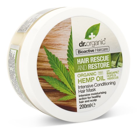 Miniatyrbild Dr Organic Hampaolja H�rinpackning, 200 ml