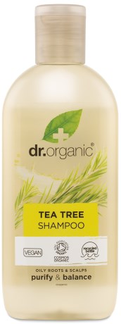 Miniatyrbild Dr Organic Tea Tree Shampoo, 265 ml