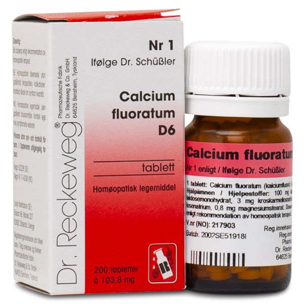 Dr. Reckeweg Cellsalt nr 1 Calcium flouratum D6, 200 tabl