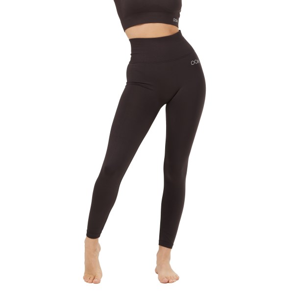 Drop Of Mindfulness Sesh Seamless Tights, XL, Mörkbrun