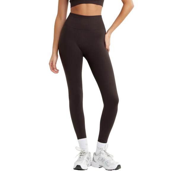 Drop Of Mindfulness Signature Seamless Tights, XL, Dark Brown
