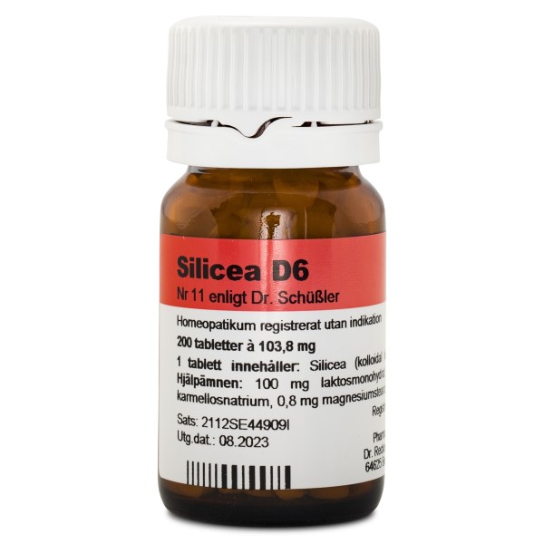 Dr. Reckeweg Cellsalt nr 11 Silicea D6, 200 tabl