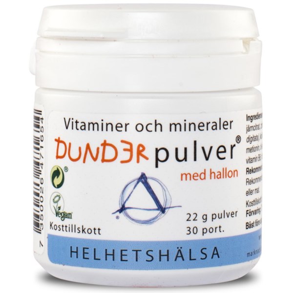 Helhetshälsa Dunderpulver Barnvitamin 22 g