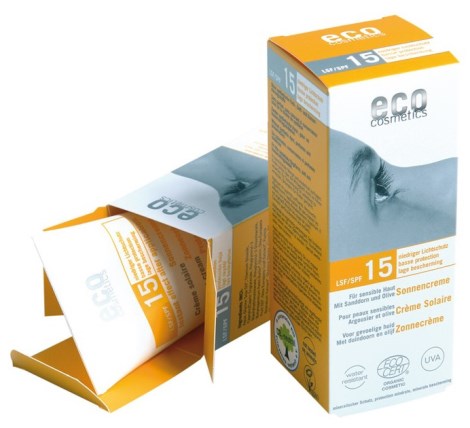 Miniatyrbild Eco Cosmetics Solkr�m SPF 15, 75 ml