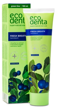 Miniatyrbild Ecodenta Expert Line Fresh Breath Toothpaste, Blueberry, 100 ml