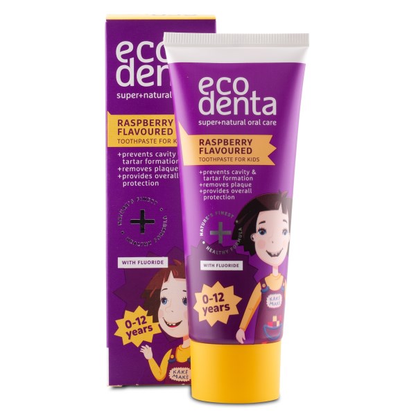 Ecodenta Green Line Toothpaste For Kids, Raspberry, 75 ml
