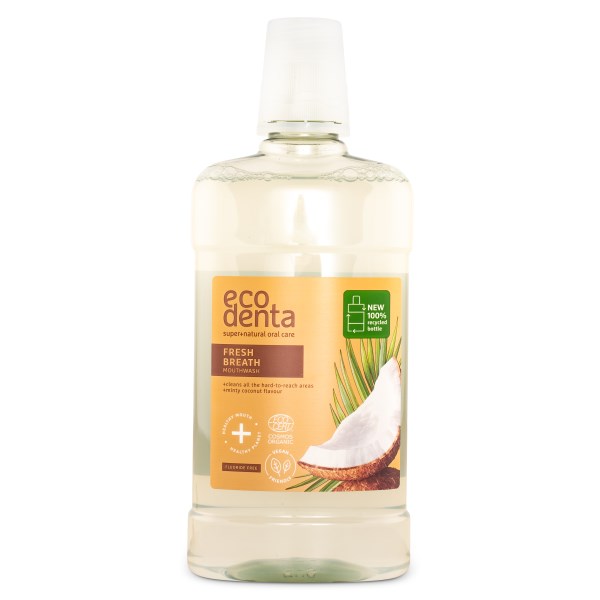 Ecodenta Organic Line Mouthwash, Minty Coconut, 500 ml