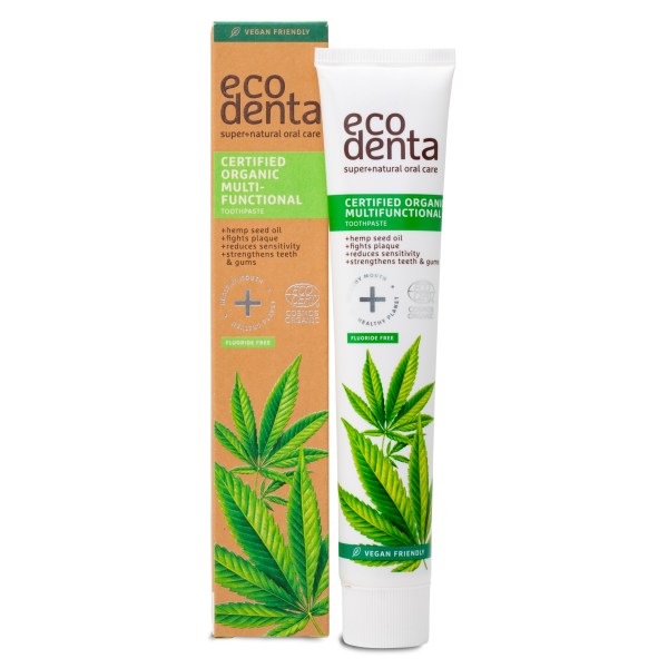 Ecodenta Organic Line Multifunctional Toothpaste, Hemp, 75 ml