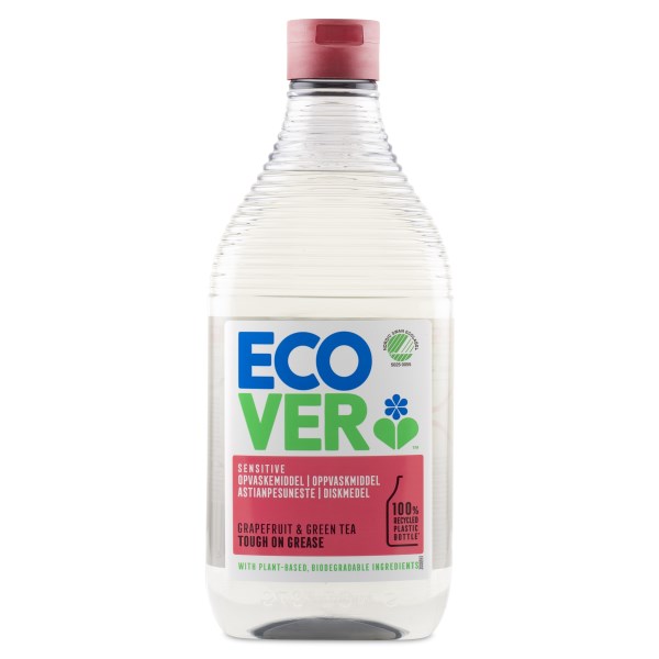 Ecover Handdiskmedel, 450 ml, Grapefruit & Green Tea