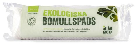 Miniatyrbild Ekologiska Bomullspads, 70 st