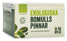 Miniatyrbild Ekologiska Bomullspinnar, 200 st