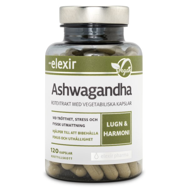 Elexir Pharma Ashwagandha, 120 kaps Elexir Pharma Ashwagandha, 120 kaps