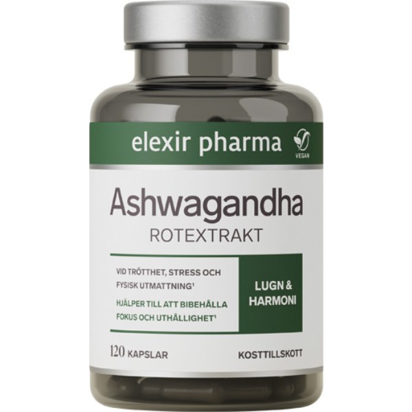 Elexir Pharma Ashwagandha, 120 kaps