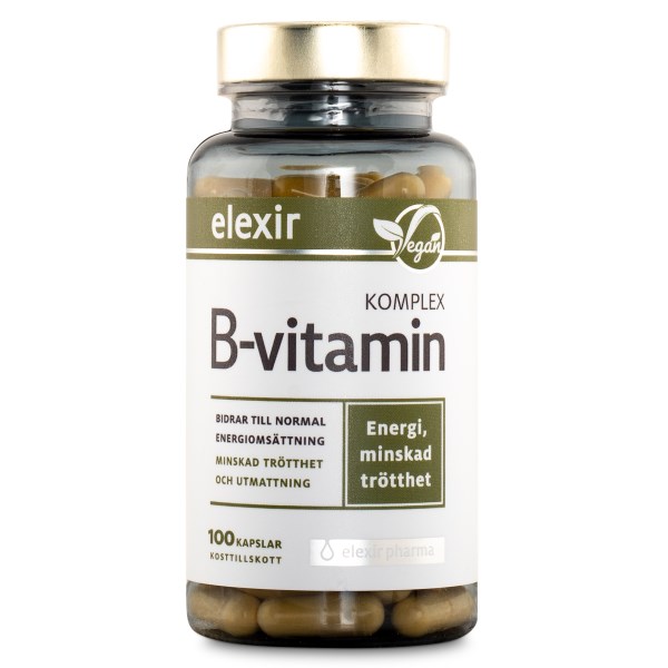 Elexir Pharma B-vitamin Komplex 100 kaps