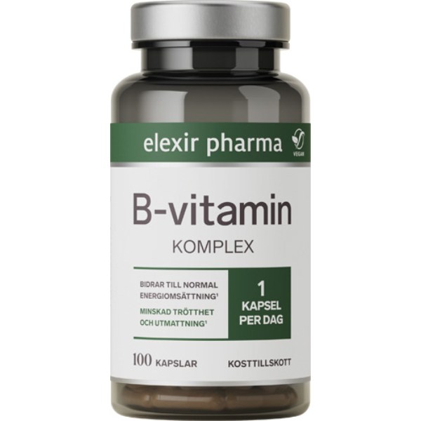 Elexir Pharma B-vitamin Komplex, 100 kaps
