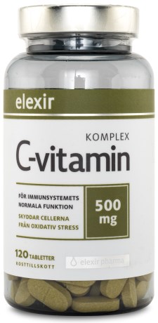 Miniatyrbild Elexir Pharma C-vitamin Komplex, 120 tabl