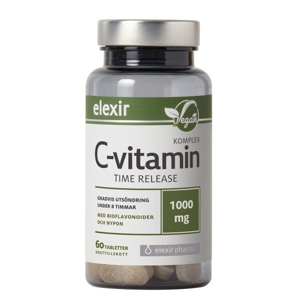 Elexir Pharma C-Vitamin Komplex Time Release, 60 tabl