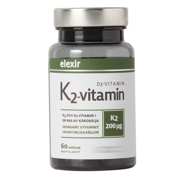Elexir Pharma K2+D3, 60 kaps