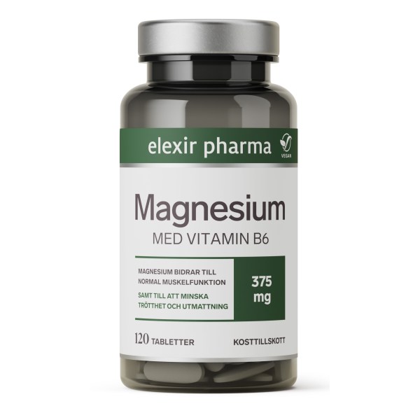 Elexir Pharma Magnesium 375 mg, 120 tabl