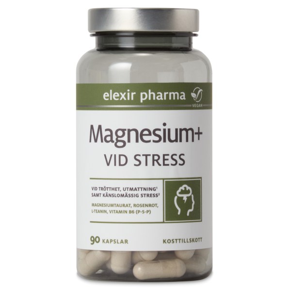 Elexir Pharma Magnesium+ Vid stress, 90 kaps
