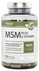 Miniatyrbild Elexir Pharma MSM + C-vitamin, 120 tabl