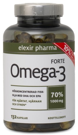 Miniatyrbild Elexir Pharma Omega-3 Forte, 132 kaps