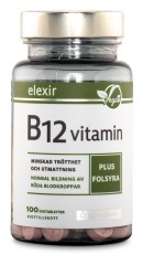 Miniatyrbild Elexir Pharma Vitamin B-12 Vegansk, 100 Sugtablett