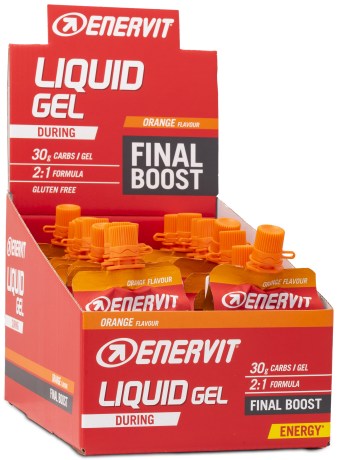 Miniatyrbild Enervit Sport Liquid, Apelsin, 18-pack