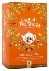 Miniatyrbild English Tea Shop Svart Te EKO, 20 psar, Chaikryddor
