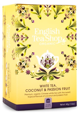 Miniatyrbild English Tea Shop Vitt Te EKO, 20 psar, Naturell