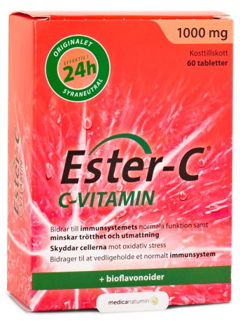 Miniatyrbild Ester-C, 1000 mg, 60 tabl