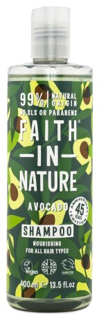 Miniatyrbild Faith in Nature Avocado Shampoo, 400 ml