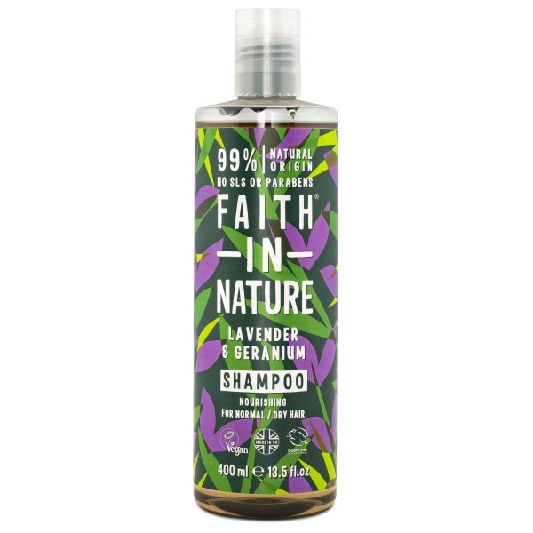 Faith in Nature Lavender & Geranium Shampoo 400 ml