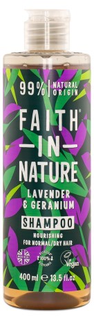 Miniatyrbild Faith in Nature Lavender & Geranium Shampoo, 400 ml