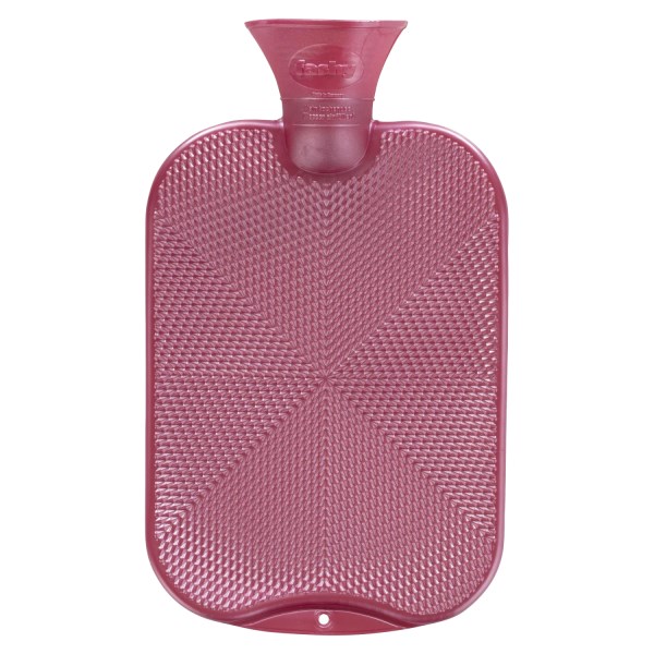 Fashy Basic Värmeflaska, Rosa
