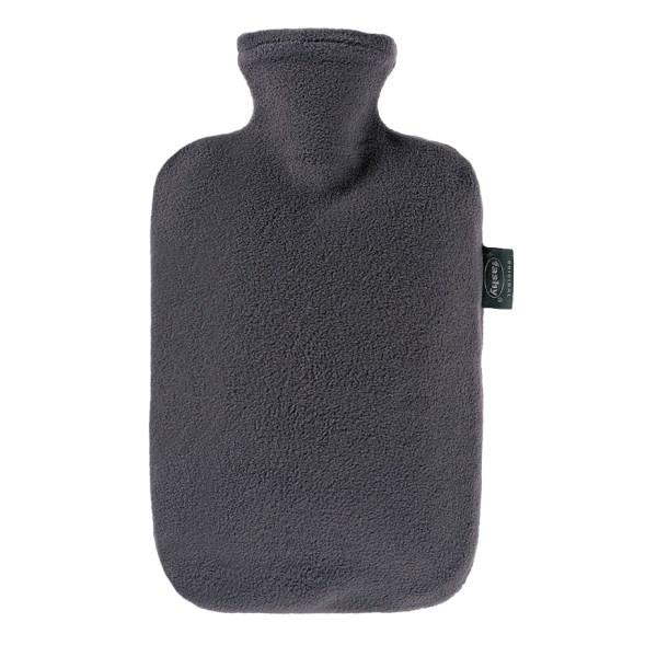 Fashy Värmeflaska Fleece, Antracit Grå